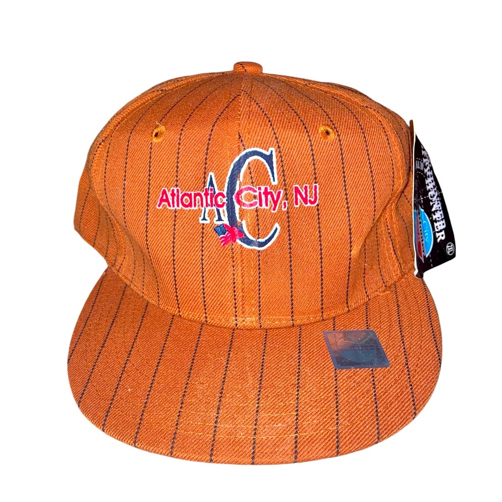 City Hunter, Atlantic City, New Jersey, cap  with pinstripes size 2XL 8 NWT